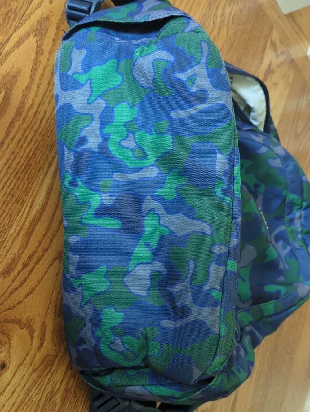 STATE Blue & Green Camo Kids Backpack